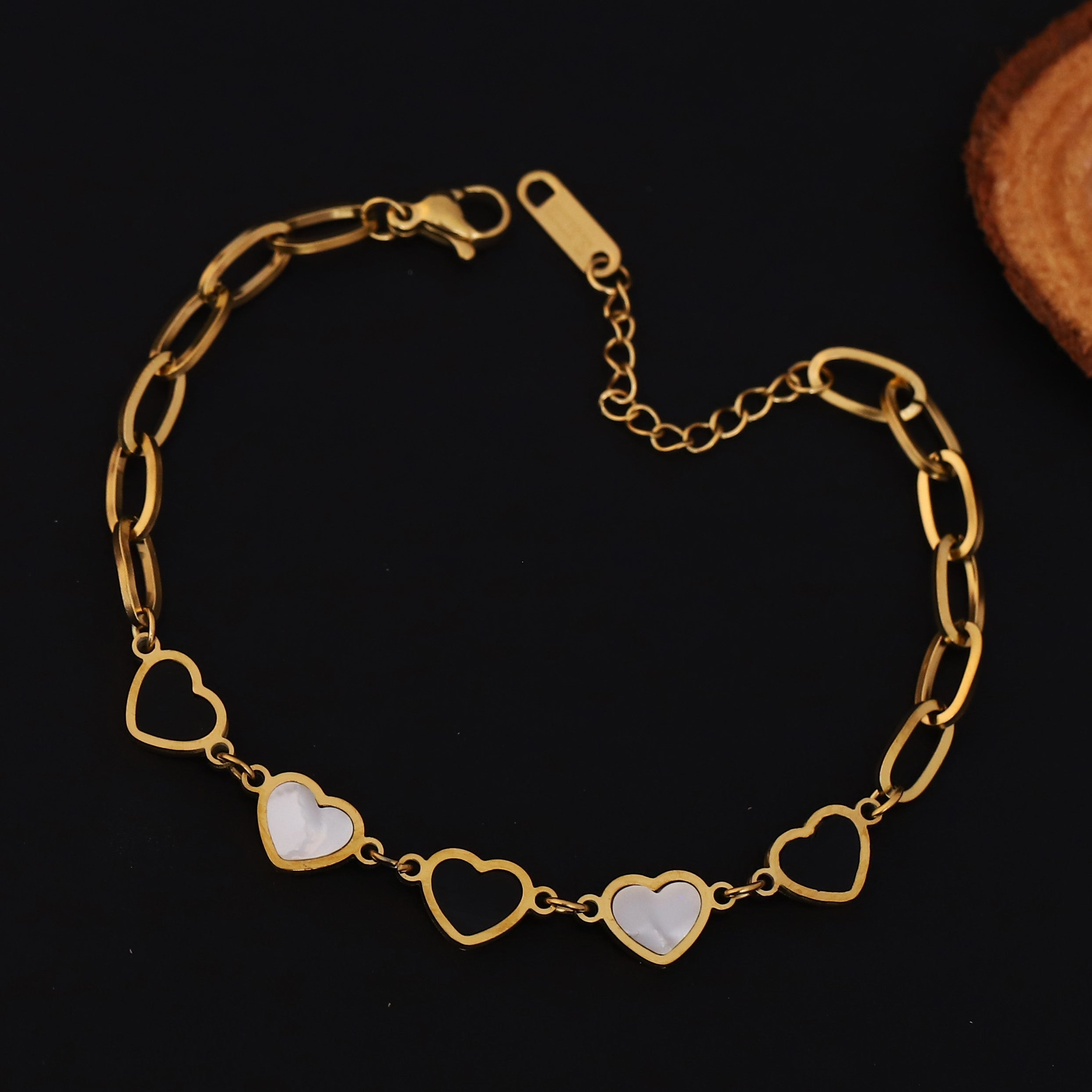 Snake Chain Bracelet Gold Plated – Single Layer, Anti-Tarnish, Waterproof(ROSE GOLD)