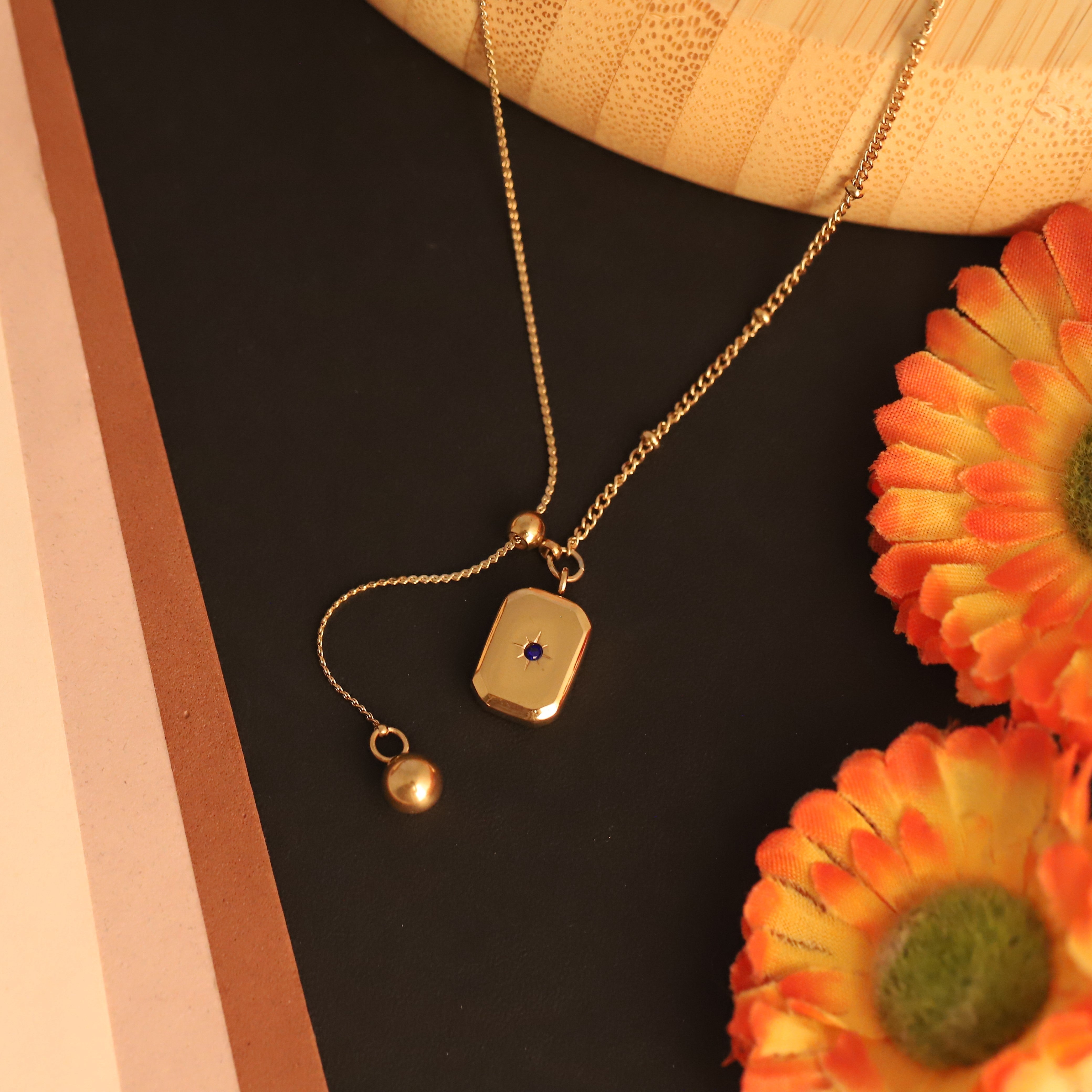 Charm Gold Plated – Single Layer, Anti-Tarnish, Waterproof, Minimalist Style (GOLD)