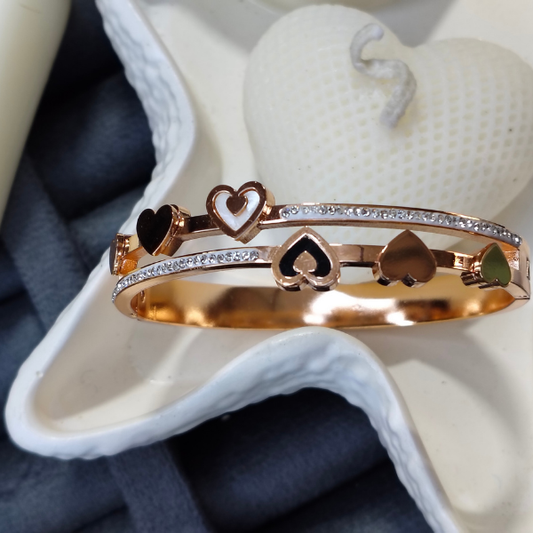 Trendy Kids Bracelet – 18K Gold Plated, Anti-Tarnish, Waterproof, Everyday Minimalist Jewelry (ROSE GOLD)