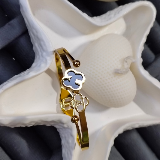 Trendy Kids Bracelet – 18K Gold Plated, Anti-Tarnish, Waterproof, Everyday Minimalist Jewelry (GOLD)