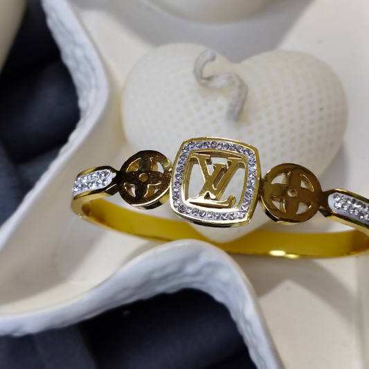 Trendy Kids Bracelet – 18K Gold Plated, Anti-Tarnish, Waterproof, Everyday Minimalist Jewelry (GOLD)