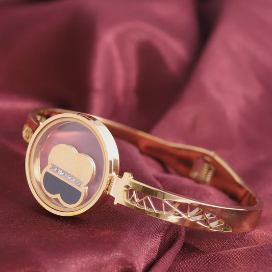 Gold-Plated Locket Bracelet – Anti-Tarnish & Skin-Friendly (GOLD)
