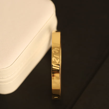 Royal Edge 18K Gold-Plated Classic Men’s Bracelet