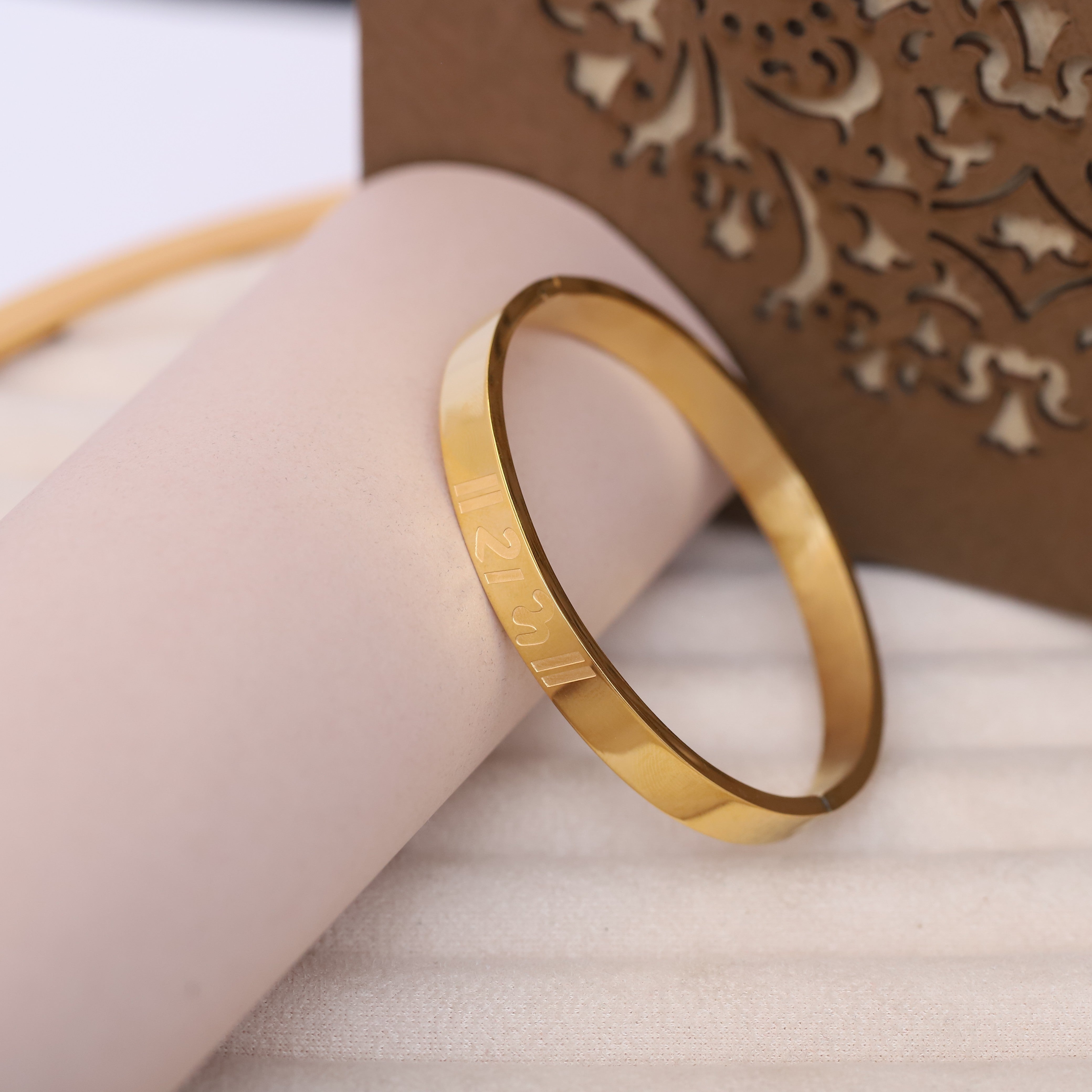 Royal Edge 18K Gold-Plated Classic Men’s Bracelet