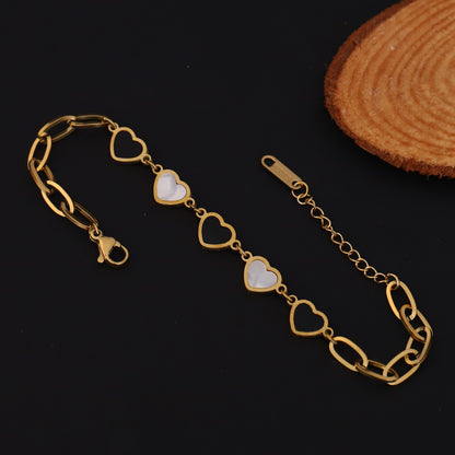 Snake Chain Bracelet Gold Plated – Single Layer, Anti-Tarnish, Waterproof(ROSE GOLD)