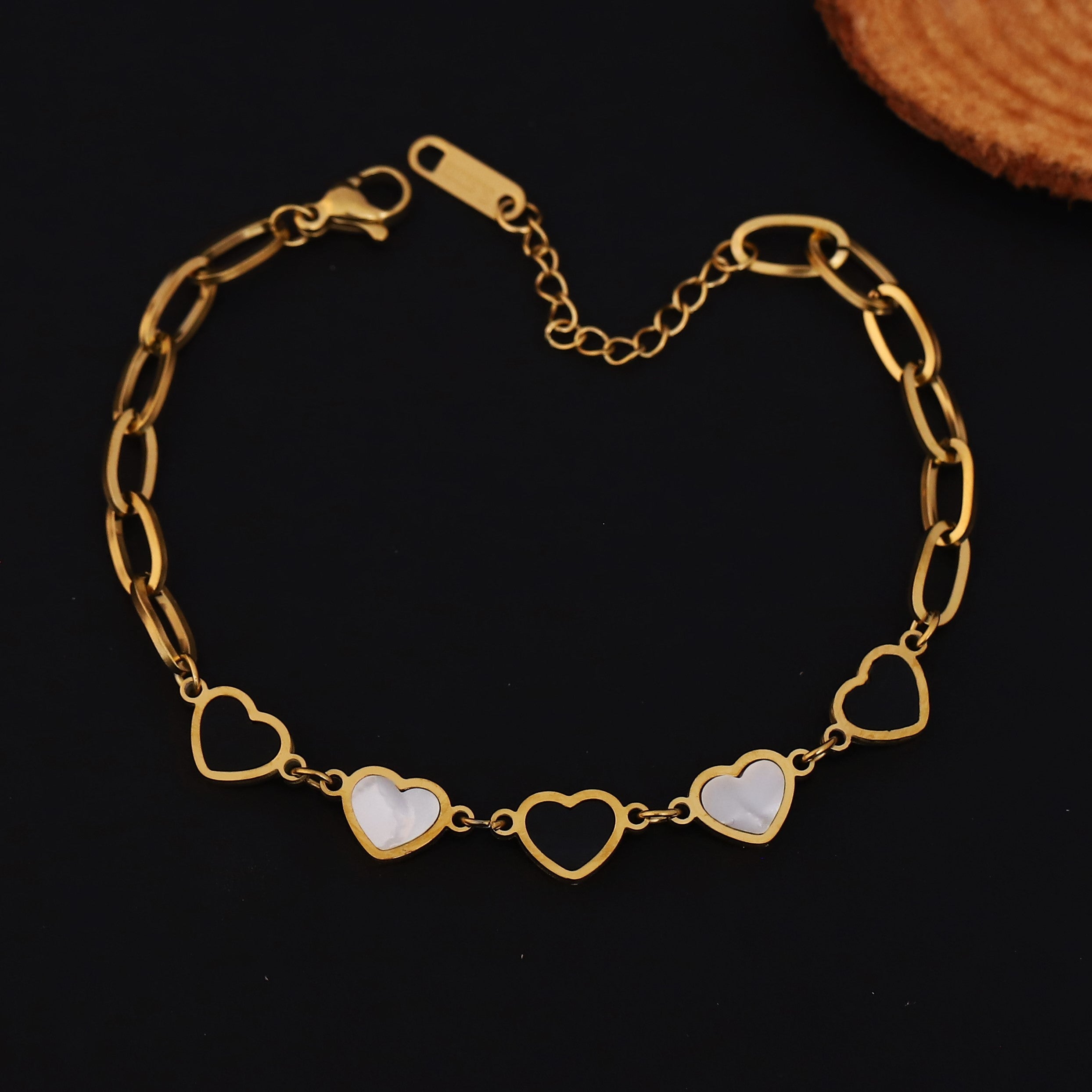 Snake Chain Bracelet Gold Plated – Single Layer, Anti-Tarnish, Waterproof(ROSE GOLD)
