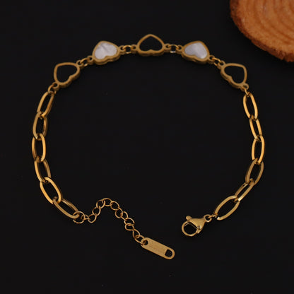 Snake Chain Bracelet Gold Plated – Single Layer, Anti-Tarnish, Waterproof(ROSE GOLD)