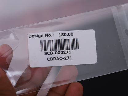 White Stones Chain Bracelet Gold Plated – Single Layer, Anti-Tarnish, Waterproof, Minimalist Style (GOLD)