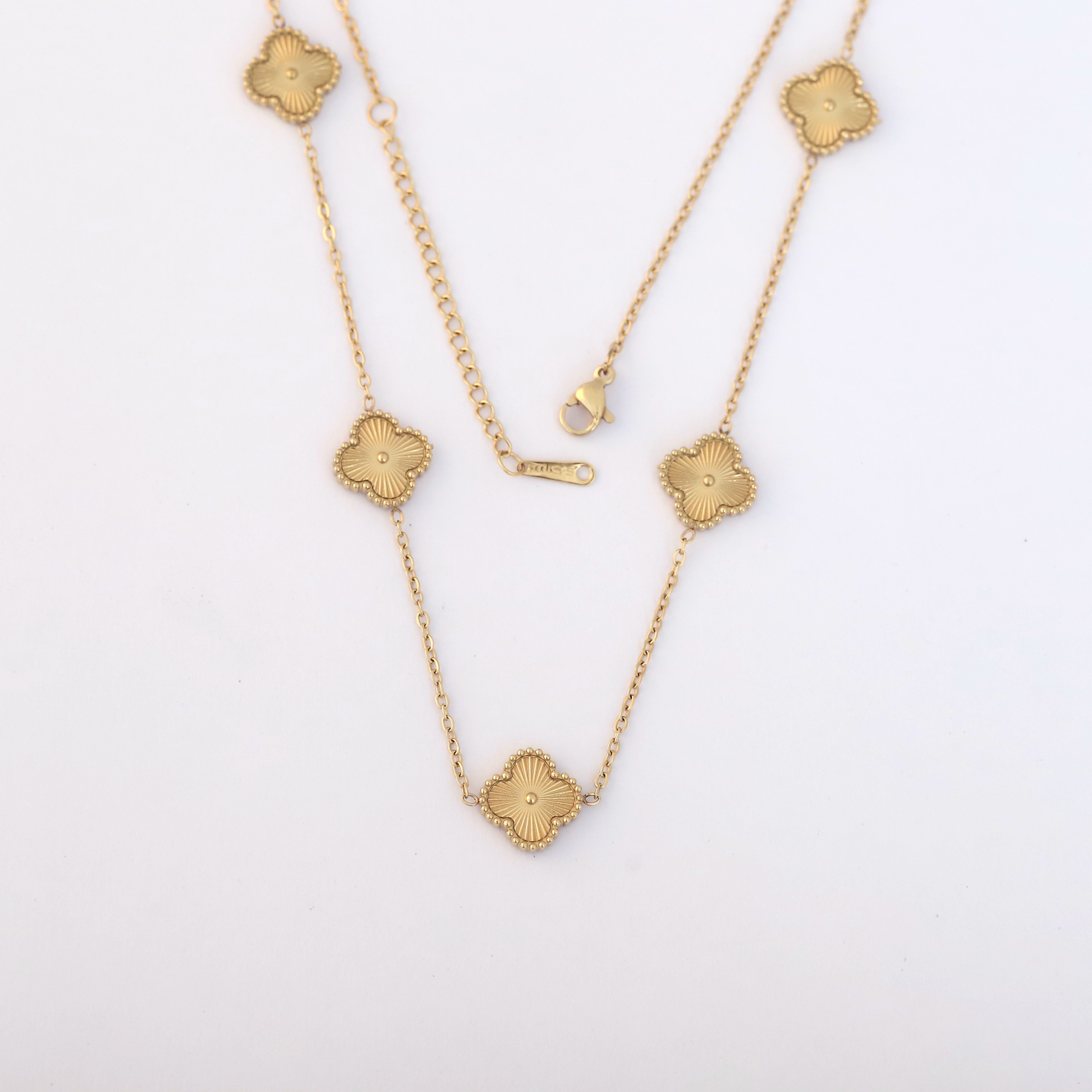 Charm Chain Gold Plated – Single Layer, Anti-Tarnish, Waterproof, Minimalist Style (GOLD)