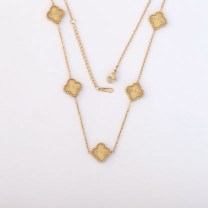 Charm Chain Gold Plated – Single Layer, Anti-Tarnish, Waterproof, Minimalist Style (GOLD)