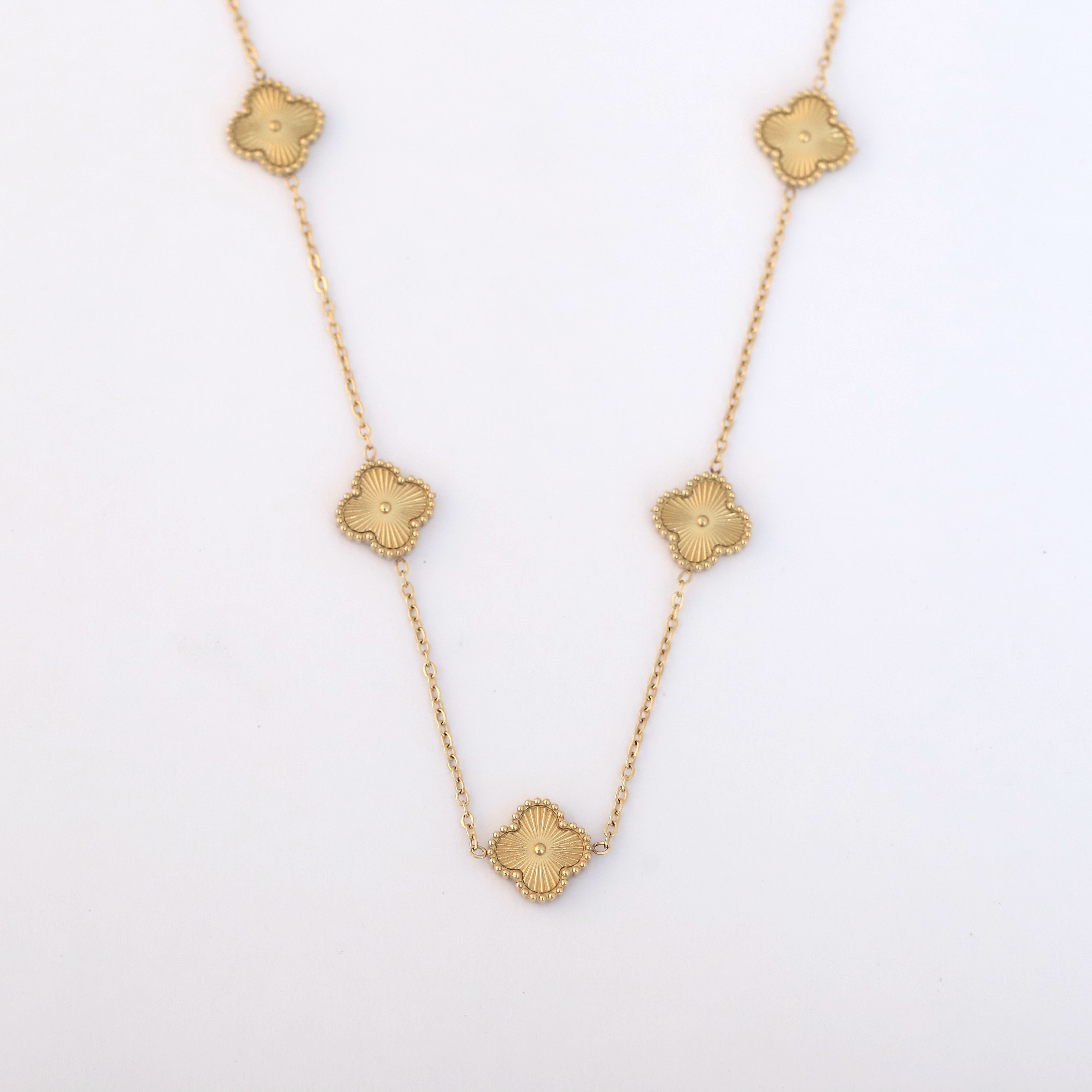 Charm Chain Gold Plated – Single Layer, Anti-Tarnish, Waterproof, Minimalist Style (GOLD)