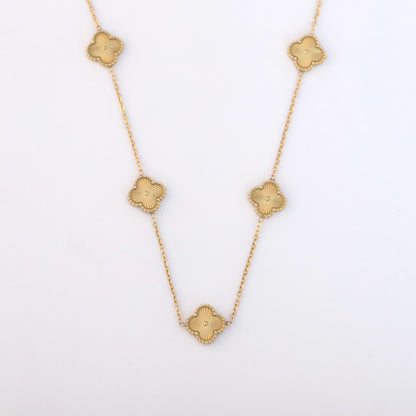 Charm Chain Gold Plated – Single Layer, Anti-Tarnish, Waterproof, Minimalist Style (GOLD)