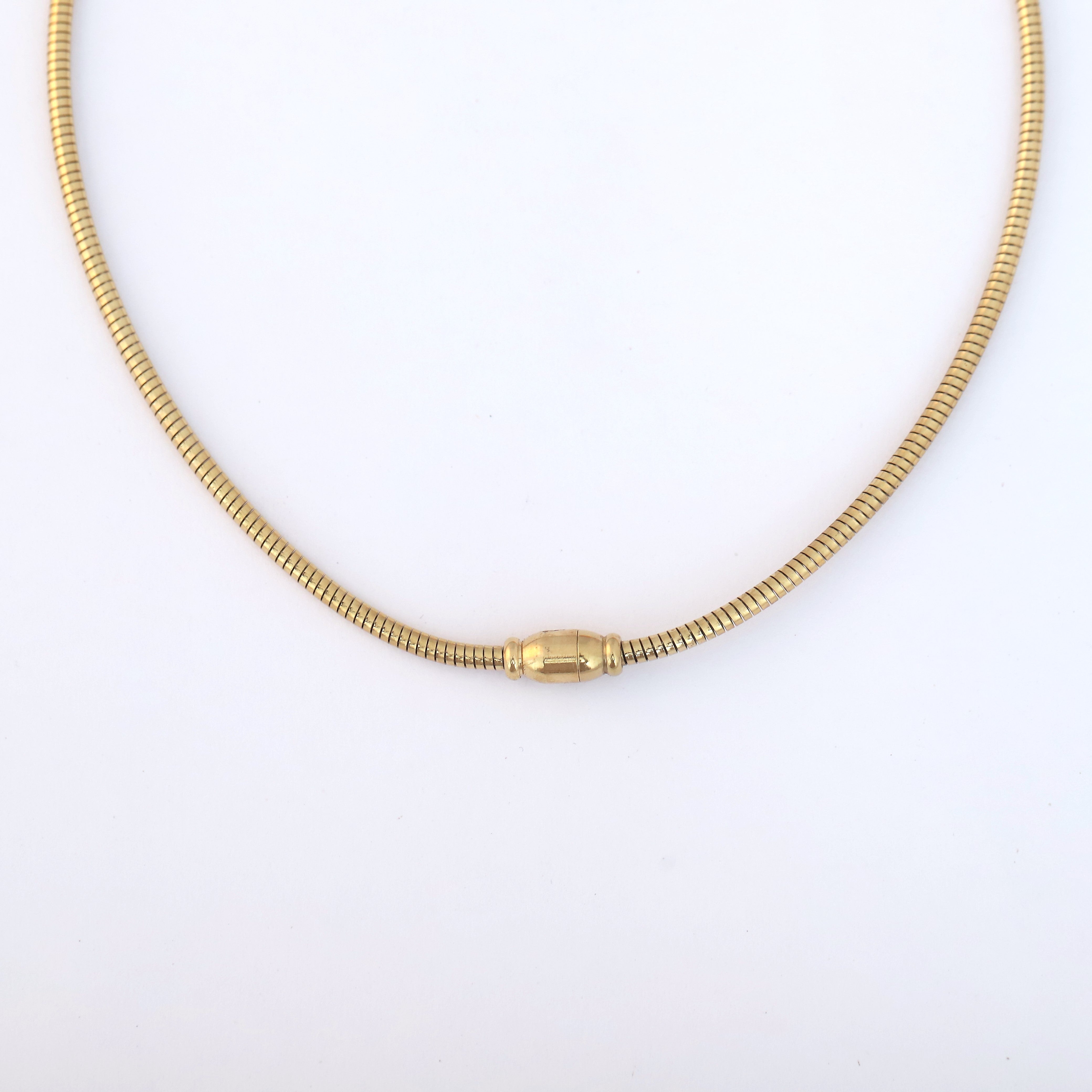 Nail Design Chain Gold Plated – Single Layer, Anti-Tarnish, Waterproof, Minimalist Style (GOLD)