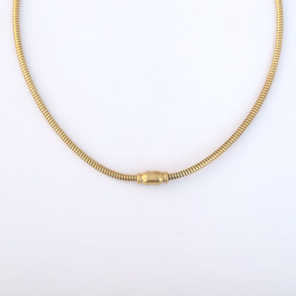 Nail Design Chain Gold Plated – Single Layer, Anti-Tarnish, Waterproof, Minimalist Style (GOLD)