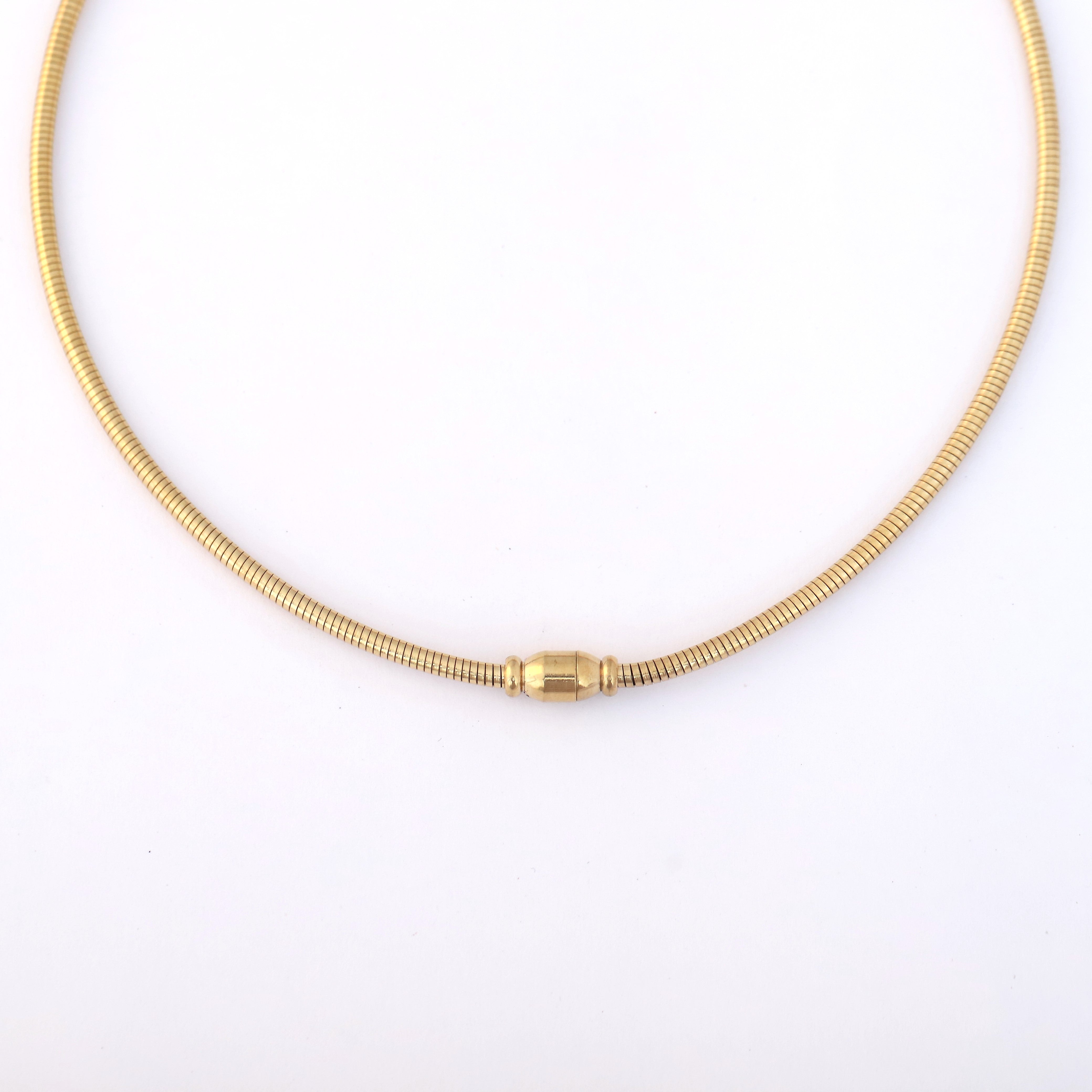 Nail Design Chain Gold Plated – Single Layer, Anti-Tarnish, Waterproof, Minimalist Style (GOLD)