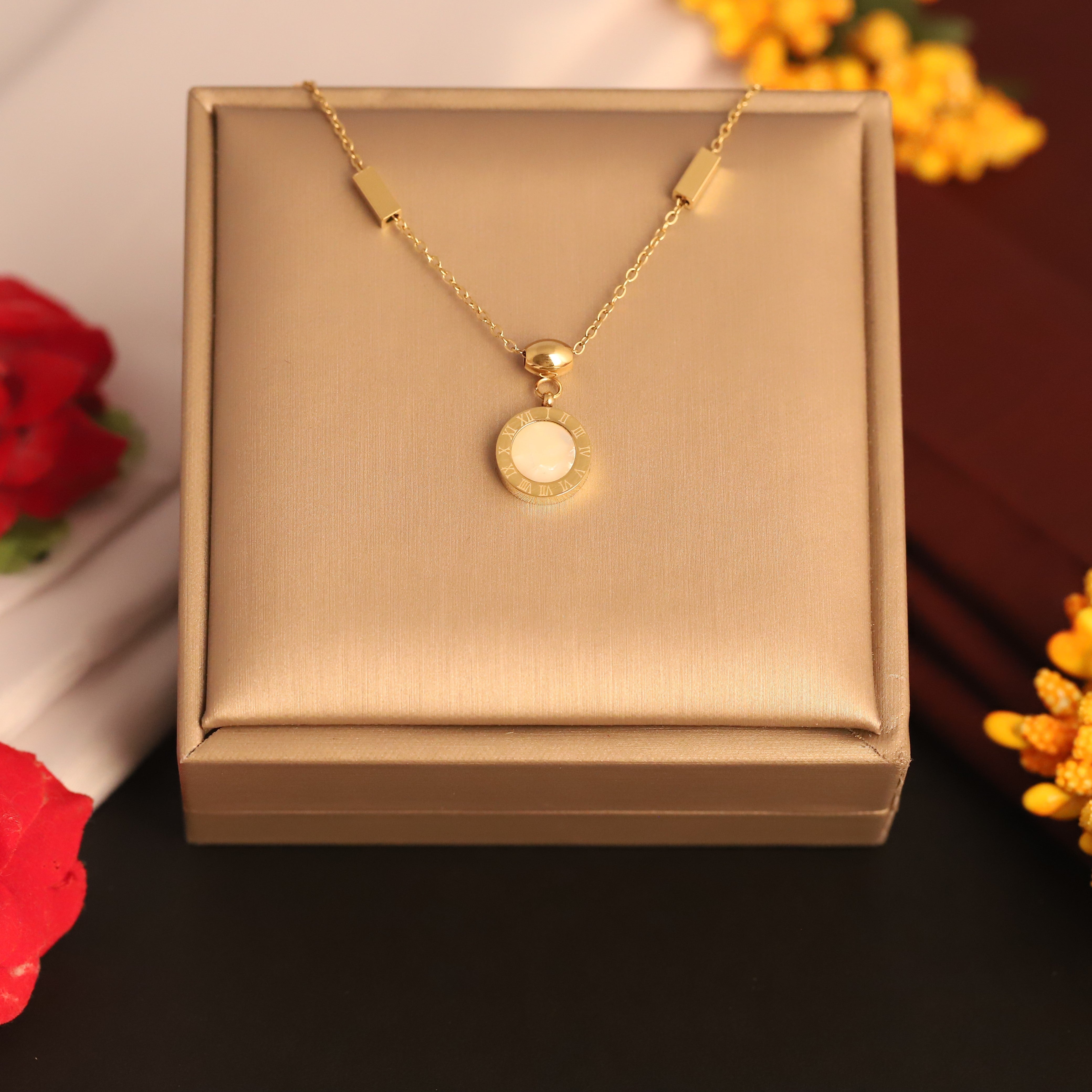 Charm Chain Gold Plated – Single Layer, Anti-Tarnish, Waterproof, Minimalist Style (GOLD)