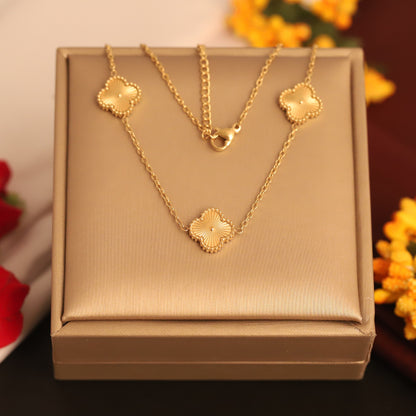 Charm Chain Gold Plated – Single Layer, Anti-Tarnish, Waterproof, Minimalist Style (GOLD)