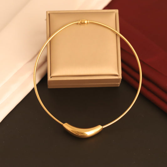 Nail Design Chain Gold Plated – Single Layer, Anti-Tarnish, Waterproof, Minimalist Style (GOLD)