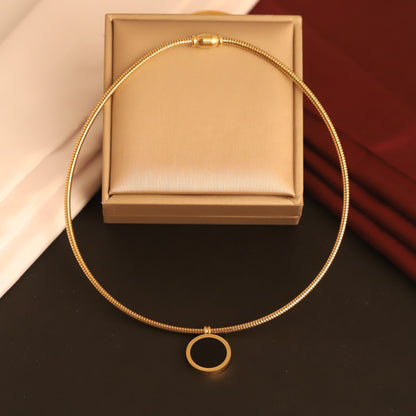 Nail Design Chain Gold Plated – Single Layer, Anti-Tarnish, Waterproof, Minimalist Style (GOLD)