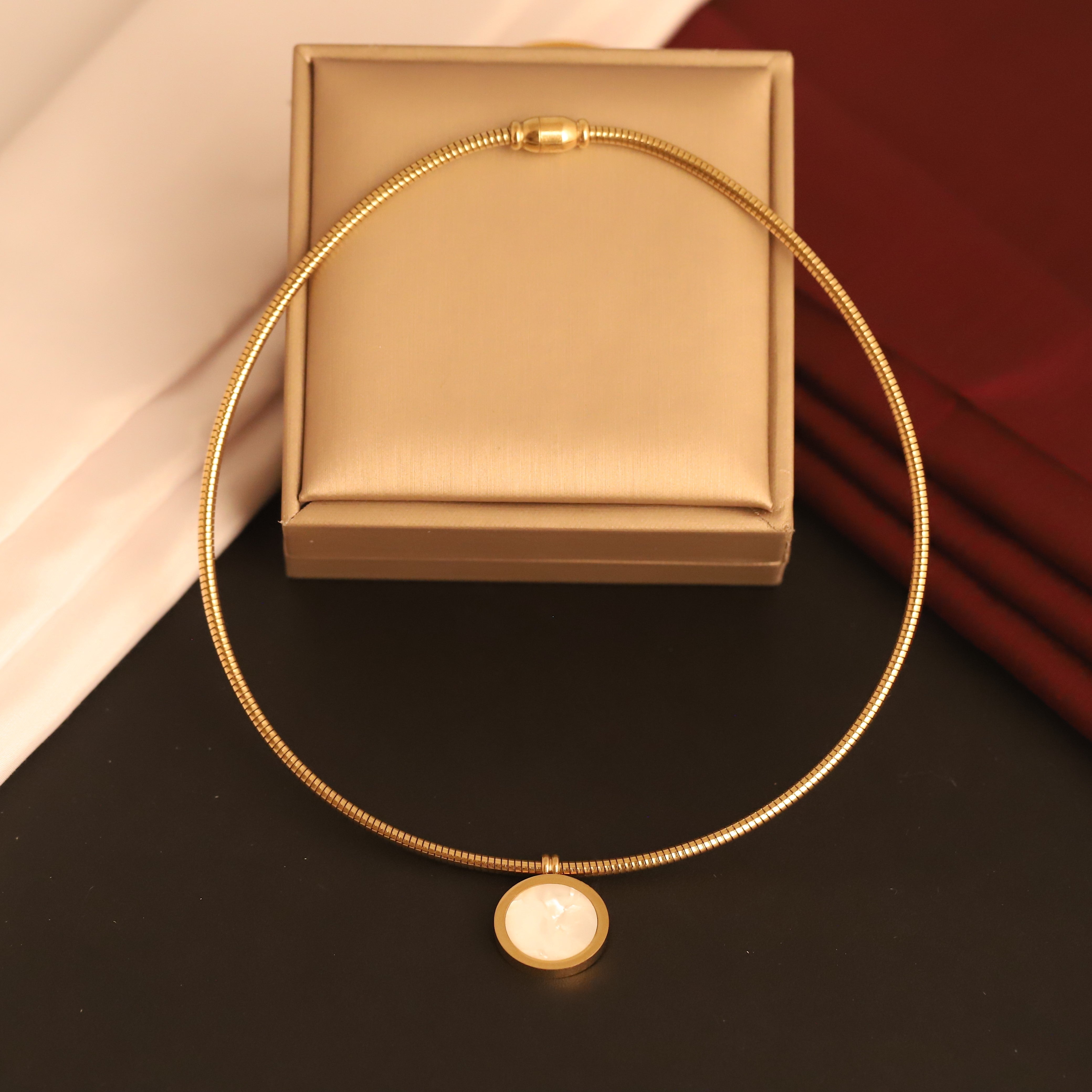 Nail Design Chain Gold Plated – Single Layer, Anti-Tarnish, Waterproof, Minimalist Style (GOLD)