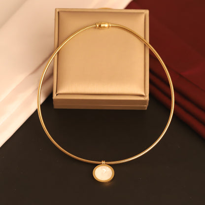Nail Design Chain Gold Plated – Single Layer, Anti-Tarnish, Waterproof, Minimalist Style (GOLD)