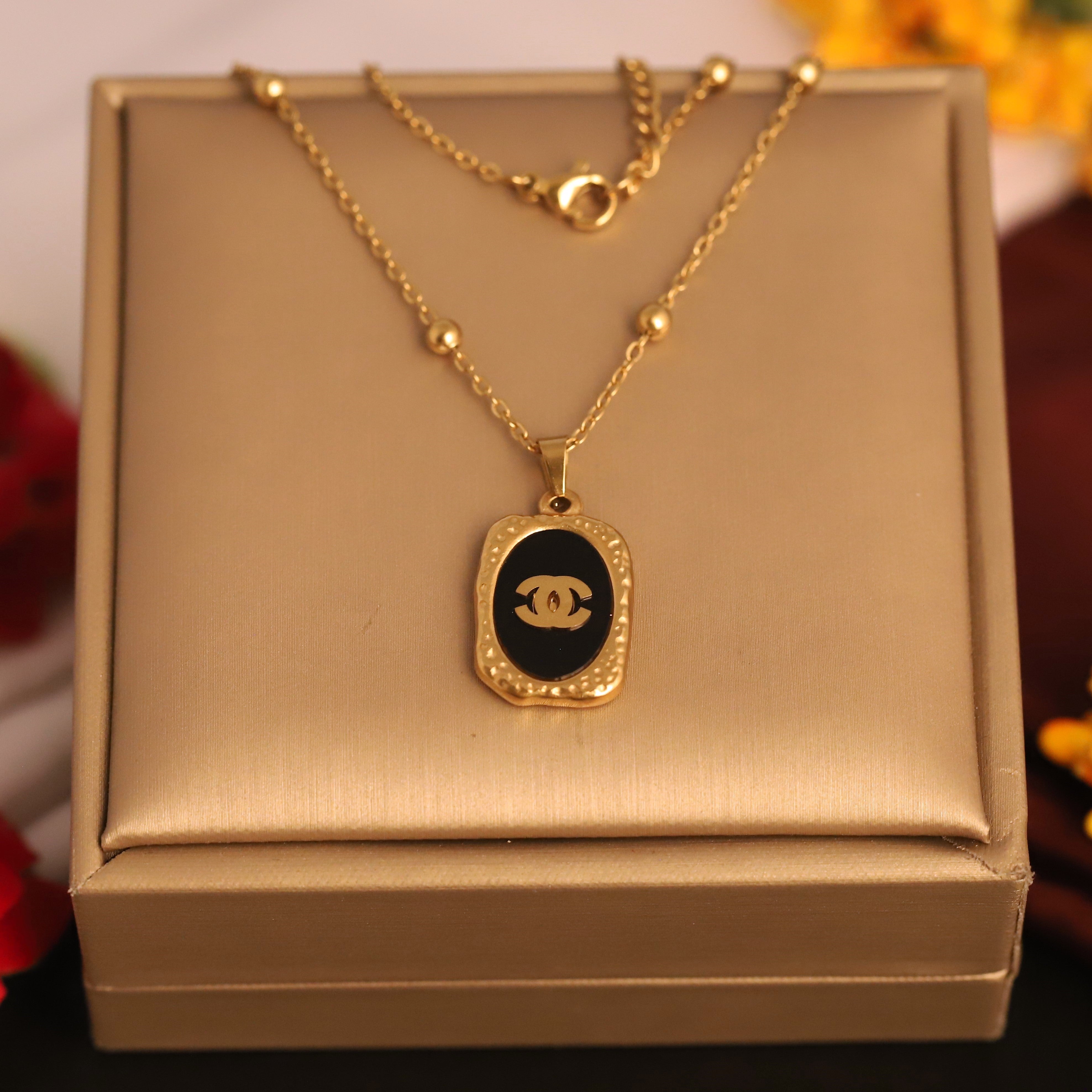Trendy Charm Chain Gold Plated – Single Layer, Anti-Tarnish, Waterproof, Minimalist Style (GOLD)