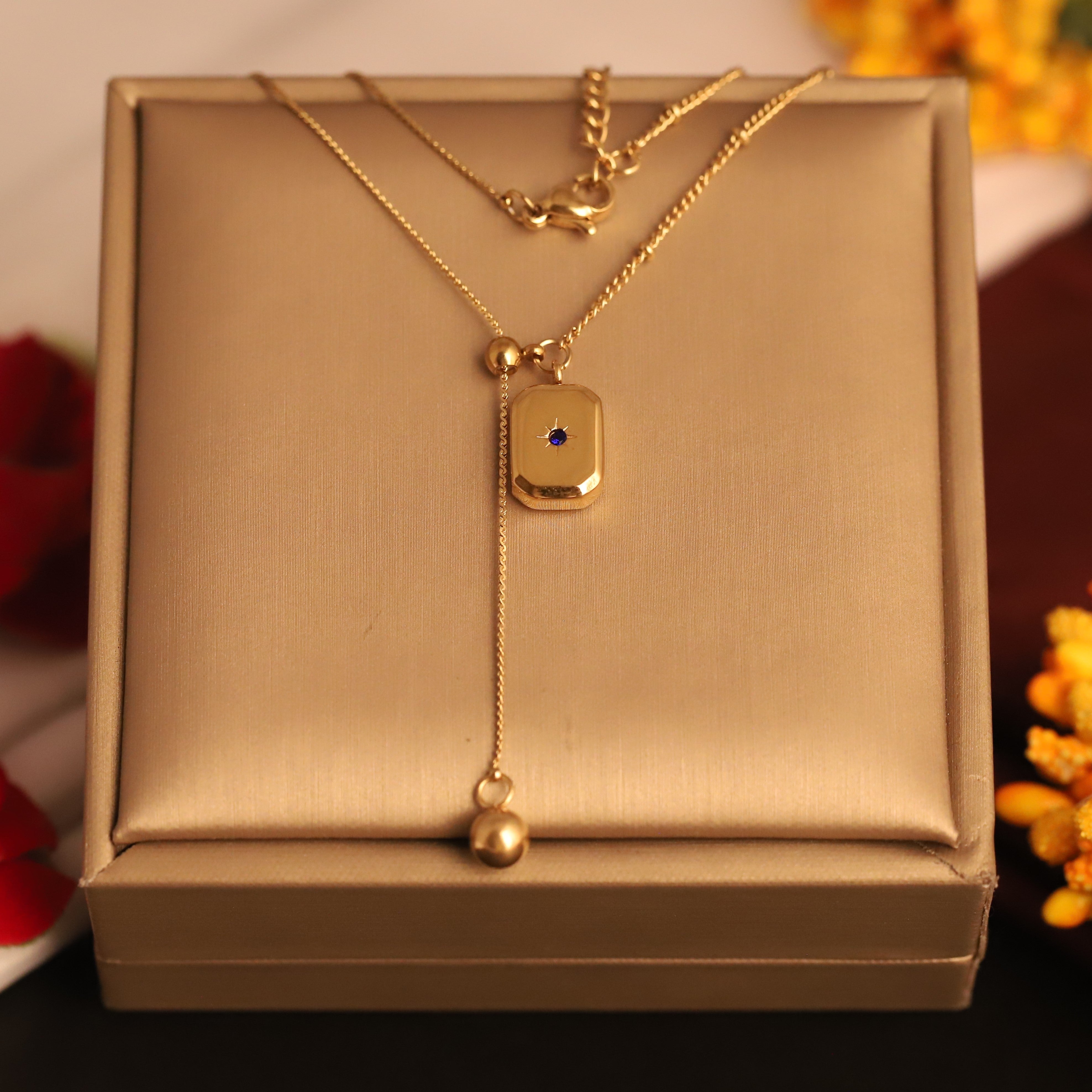 Charm Gold Plated – Single Layer, Anti-Tarnish, Waterproof, Minimalist Style (GOLD)
