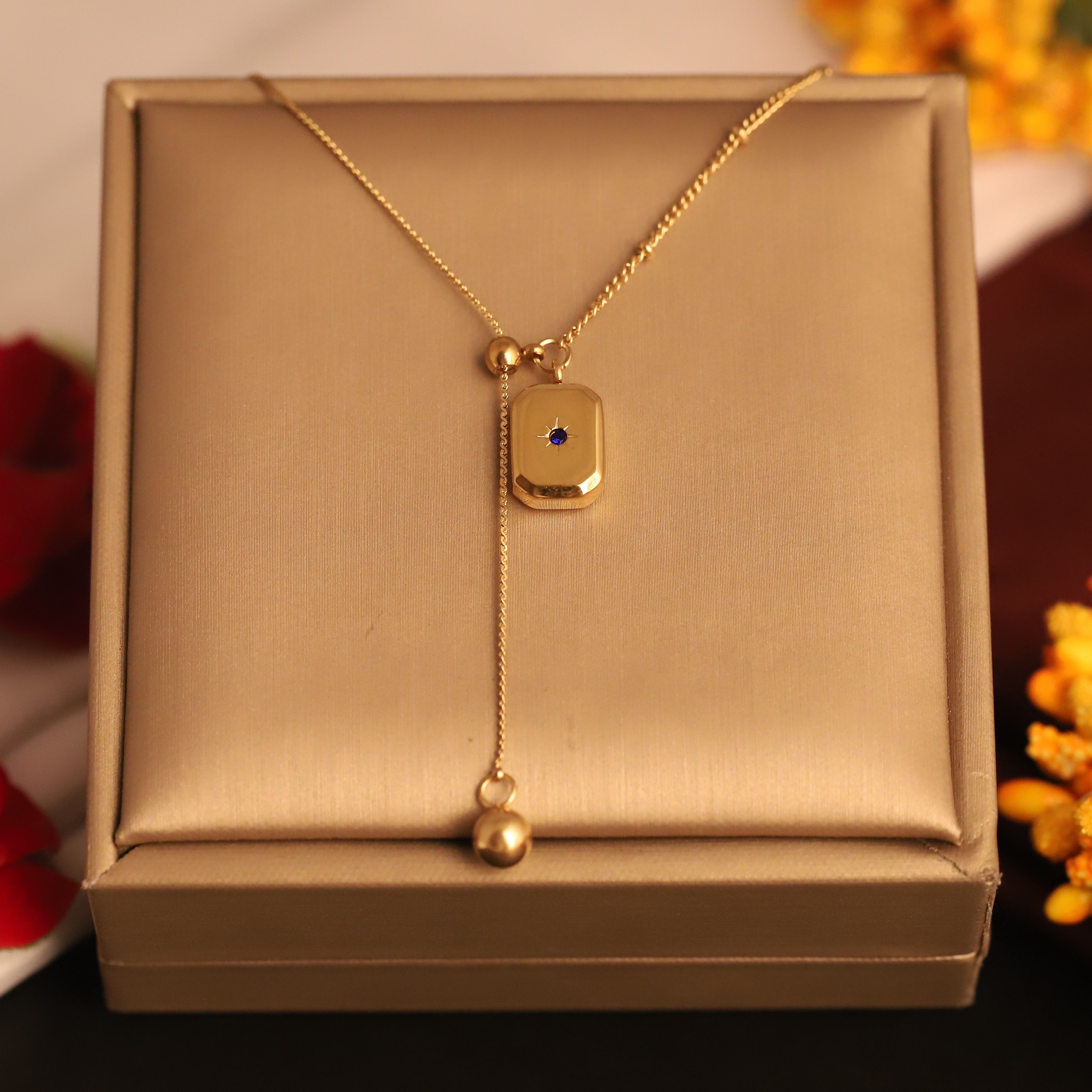 Charm Gold Plated – Single Layer, Anti-Tarnish, Waterproof, Minimalist Style (GOLD)