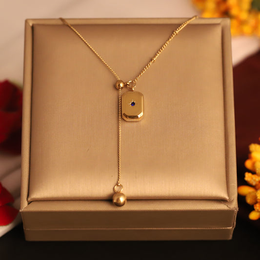 Charm Gold Plated – Single Layer, Anti-Tarnish, Waterproof, Minimalist Style (GOLD)