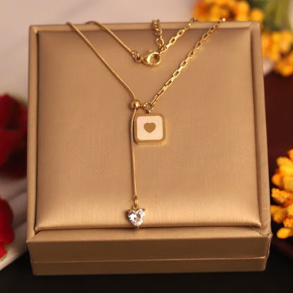 Heart Charm Gold Plated – Single Layer, Anti-Tarnish, Waterproof, Minimalist Style (GOLD)
