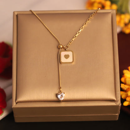 Heart Charm Gold Plated – Single Layer, Anti-Tarnish, Waterproof, Minimalist Style (GOLD)