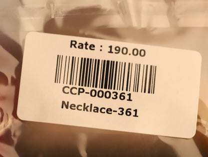 Smily Charm Black Chain Gold Plated – Single Layer, Anti-Tarnish, Waterproof, Minimalist Style (GOLD)