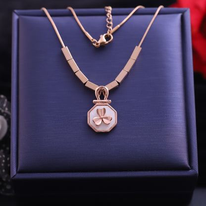Flower Charm Gold Plated – Single Layer, Anti-Tarnish, Waterproof, Minimalist Style (GOLD)