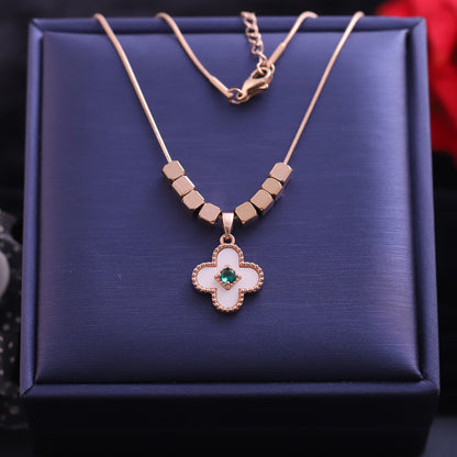 Flower Charm Gold Plated – Single Layer, Anti-Tarnish, Waterproof, Minimalist Style (GOLD)