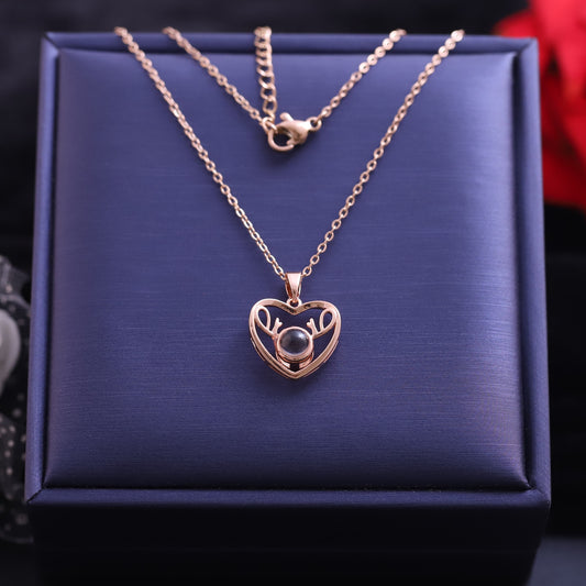 Heart Charm Gold Plated – Single Layer, Anti-Tarnish, Waterproof, Minimalist Style (GOLD)