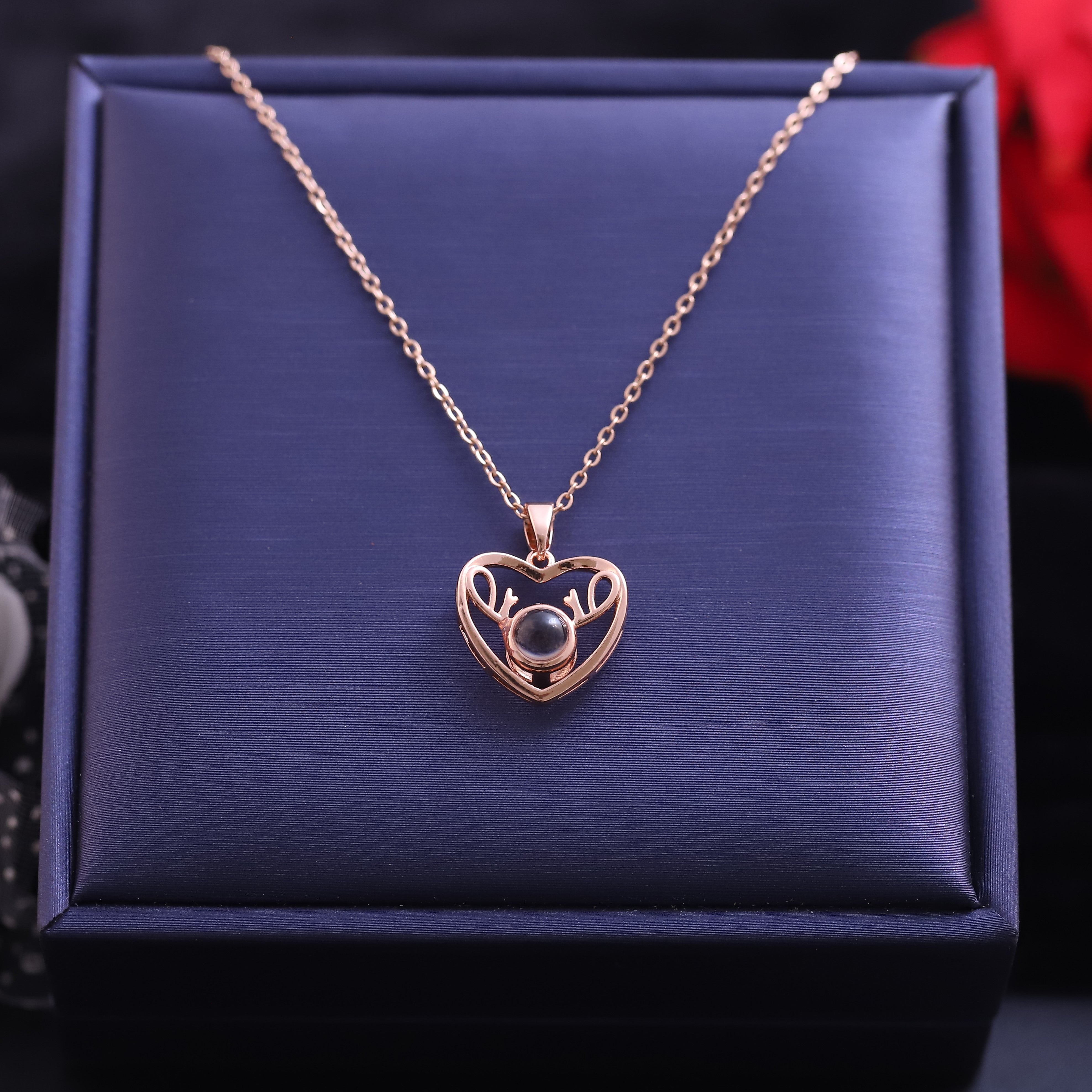 Heart Charm Gold Plated – Single Layer, Anti-Tarnish, Waterproof, Minimalist Style (GOLD)