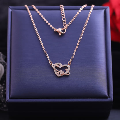 Heart Charm Gold Plated – Single Layer, Anti-Tarnish, Waterproof, Minimalist Style (GOLD)