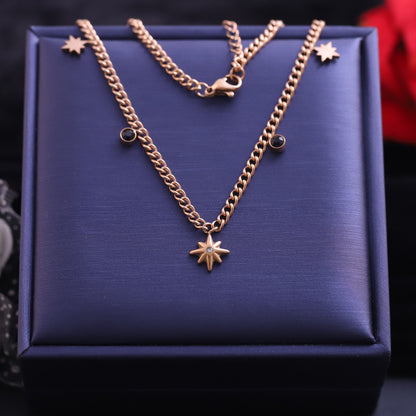 Trendy Charm Gold Plated – Single Layer, Anti-Tarnish, Waterproof, Minimalist Style (GOLD)