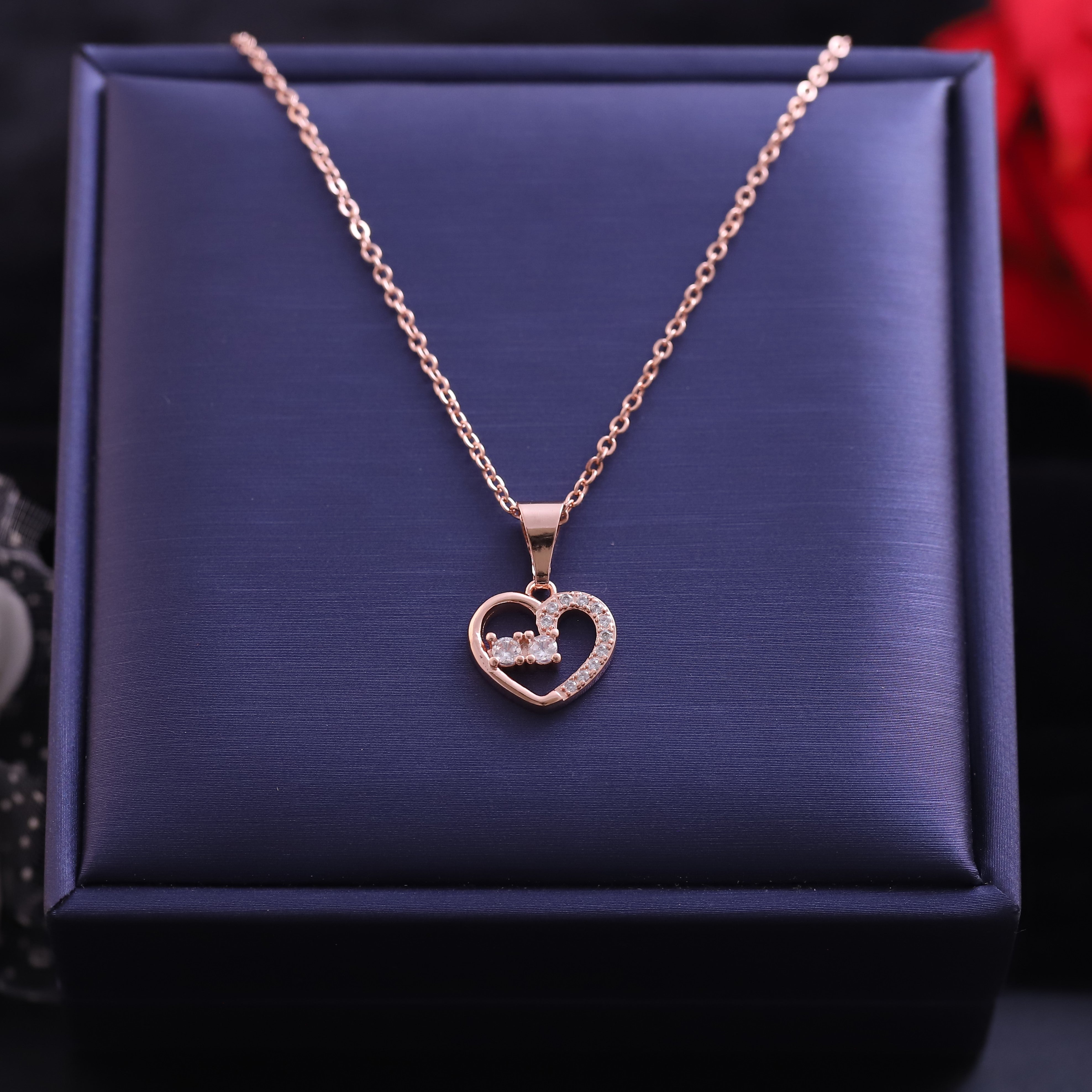 Heart Charm Gold Plated – Single Layer, Anti-Tarnish, Waterproof, Minimalist Style (GOLD)
