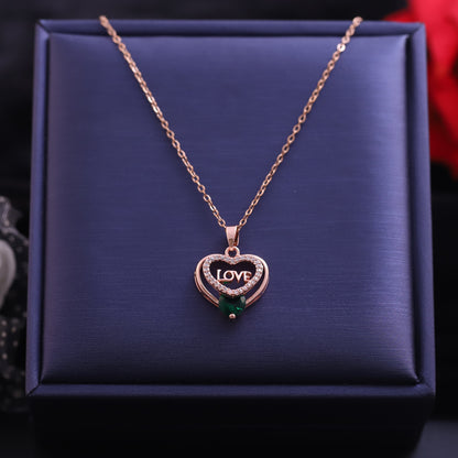 Heart Charm Gold Plated – Single Layer, Anti-Tarnish, Waterproof, Minimalist Style (GOLD)