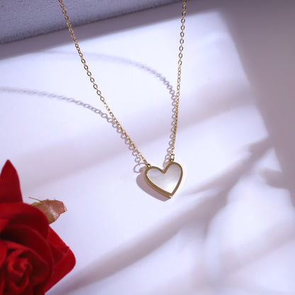 Trendy Heart Charm Chain Stud Earrings Set – 18K Gold Plated, Anti-Tarnish, Waterproof, Everyday Minimalist Jewelry (GOLD)