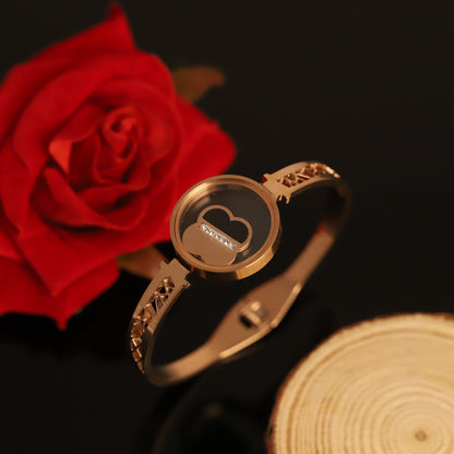 Gold-Plated Locket Bracelet  – Anti-Tarnish & Skin-Friendly (ROSE GOLD)