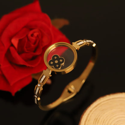 Gold-Plated Locket Bracelet – Anti-Tarnish & Skin-Friendly (GOLD)