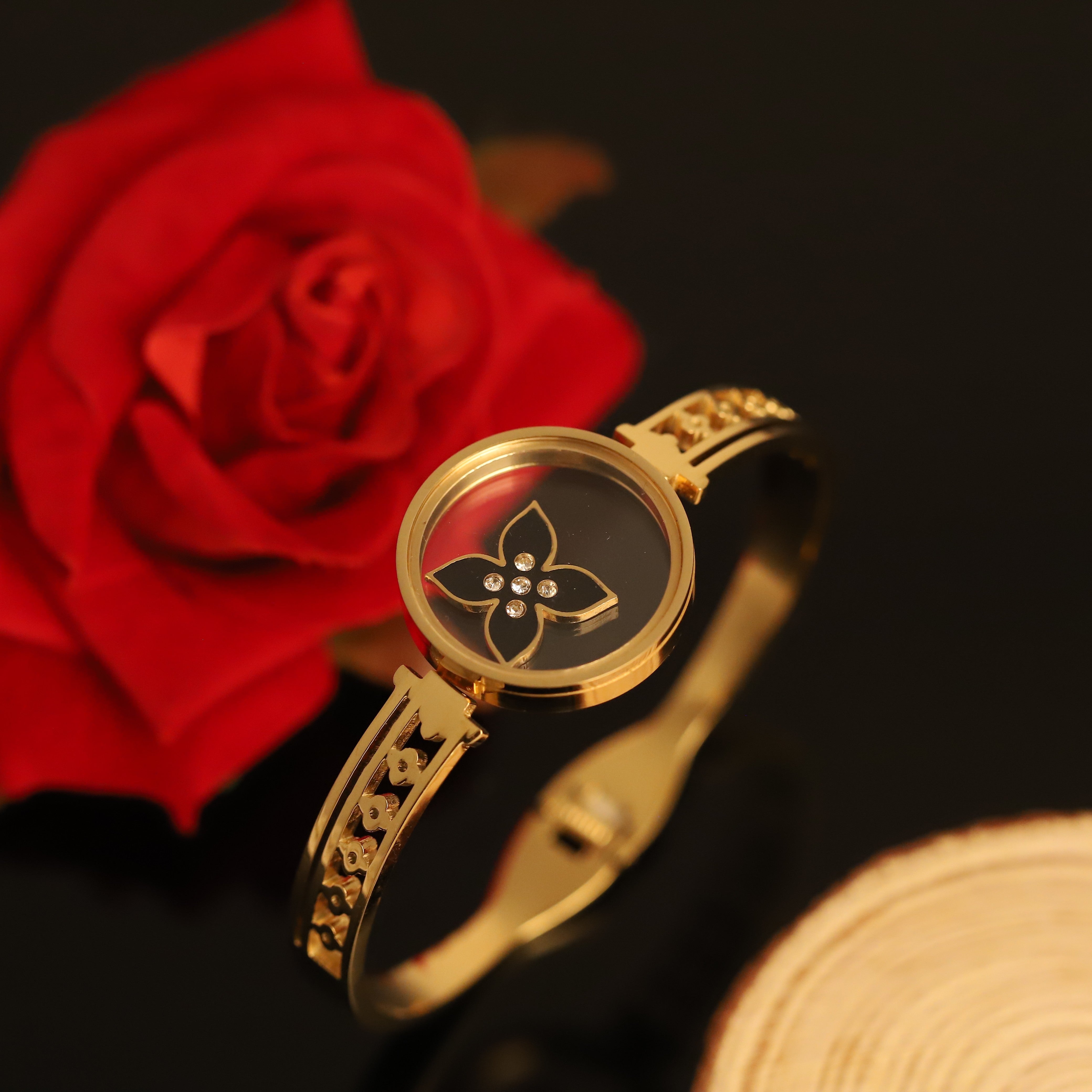 Gold-Plated Locket Bracelet  – Anti-Tarnish & Skin-Friendly (GOLD)