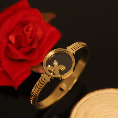 Gold-Plated Locket Bracelet  – Anti-Tarnish & Skin-Friendly (GOLD)