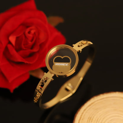 Gold-Plated Locket Bracelet – Anti-Tarnish & Skin-Friendly (GOLD)