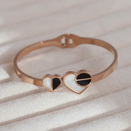 Gold-Plated Cuff Bracelet – Anti-Tarnish & Skin-Friendly (ROSE GOLD)