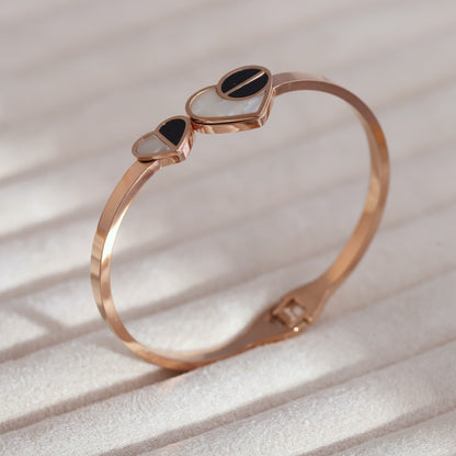 Gold-Plated Cuff Bracelet – Anti-Tarnish & Skin-Friendly (ROSE GOLD)
