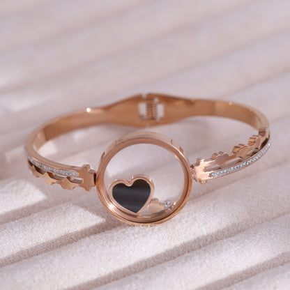 Gold-Plated Locket Bracelet  – Anti-Tarnish & Skin-Friendly (ROSE GOLD)